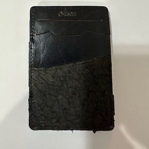 Atson Magic Perch Leather Wallet NWT from Iceland